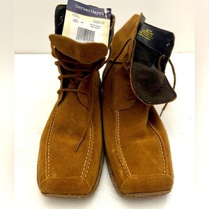 NWT Leather Moccasin Style Boots,  Denver Hayes Women’s Size 8m Retail $79